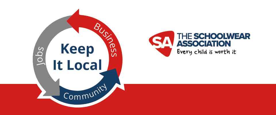 The Schoolwear Association - Keep it local banner