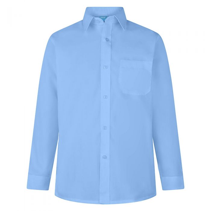 boys blue school shirts