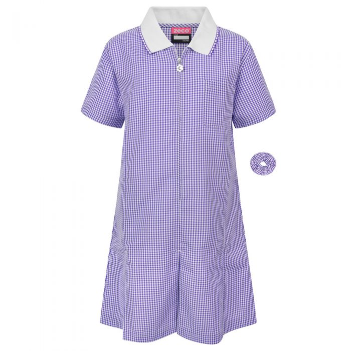 lilac summer school dress