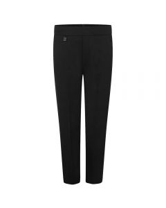 Boys Pull Up Trousers- Black 