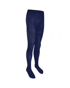 Girls Opaque Navy Tights 