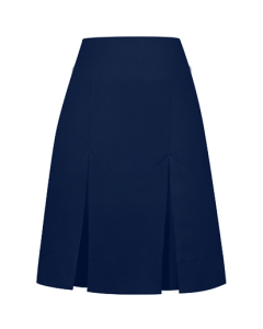 Two Pleat Navy Skirt 